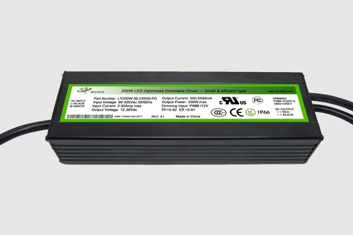 200W 小型高效 PWM調光型 LY200W-PD系列