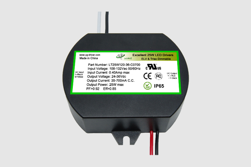 25W LED電源 可控硅調光型 LT25W系列