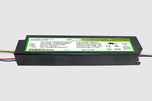 50W LDS50W系列，無頻閃， 0-10V深度調光型，輔助12V